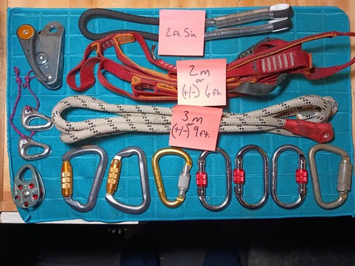 Climbing gear lot - gear,